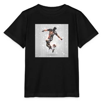 Football fan - Stanley/Stella MINI CREATOR Kids’ T-Shirt - black - Front - Mikhail (115cm)