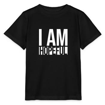 Ich BIN HOPEFUL - Stanley/Stella Kinder T-Shirt MINI CREATOR  - Schwarz - Vorne - Mikhail (115cm)