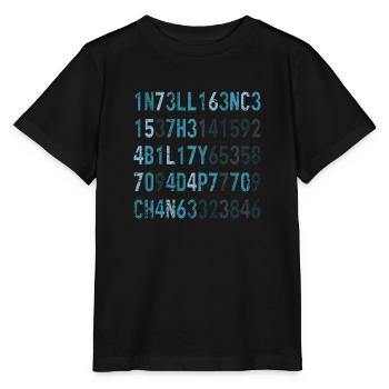 Intelligence Is The Ability To Adapt To Change - Stanley/Stella MINI CREATOR Kids’ T-Shirt - black - Front - Mikhail (115cm)