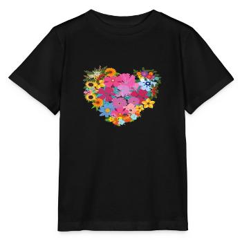 life is beautiful - Stanley/Stella MINI CREATOR Kids’ T-Shirt - black - Front - Mikhail (115cm)