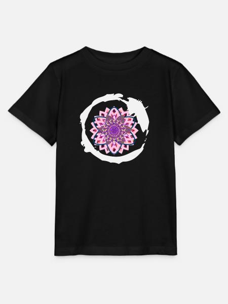 Mandala - Stanley/Stella Kinder T-Shirt MINI CREATOR - Schwarz