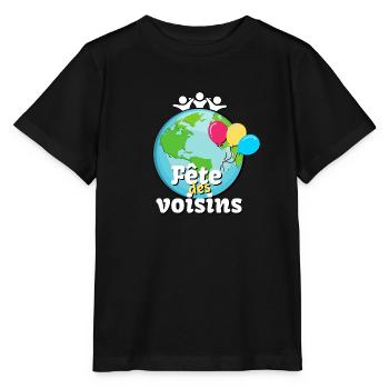 Fete Des Voisins Rencontrer Vos Voisins - T-shirt bio MINI CREATOR Stanley/Stella Enfant - noir - Devant - Mikhail (115cm)