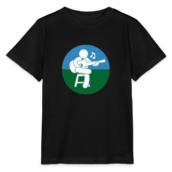 musicien - T-shirt bio MINI CREATOR Stanley/Stella Enfant - noir - Devant - Mikhail (115cm)