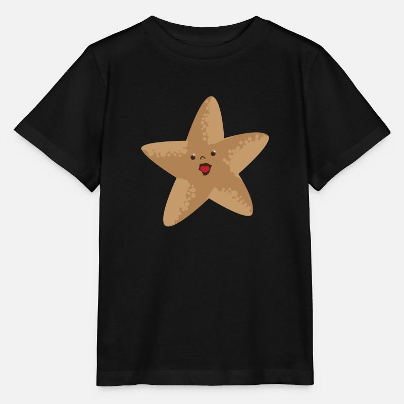 Starfish - Seestern - Stanley/Stella Kinder T-Shirt MINI CREATOR - Schwarz
