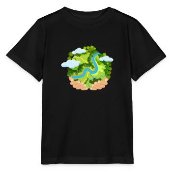 Save the planet Earth Day - Stanley/Stella Kinder T-Shirt MINI CREATOR  - Schwarz - Vorne - Mikhail (115cm)