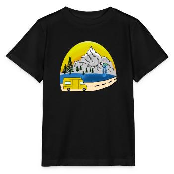 van life - Stanley/Stella MINI CREATOR Kids’ T-Shirt - black - Front - Mikhail (115cm)