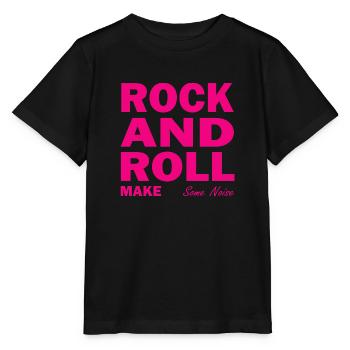 Rock Music Rock and Roll - Stanley/Stella MINI CREATOR Kids’ T-Shirt - black - Front - Mikhail (115cm)