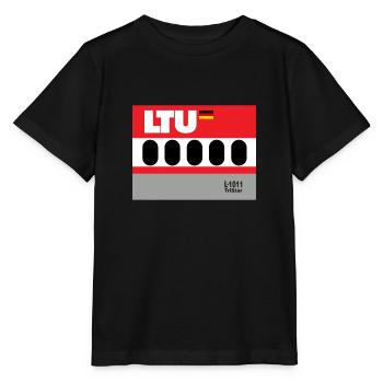 LTU Retro Airline Germany - Stanley/Stella MINI CREATOR Kids’ T-Shirt - black - Front - Mikhail (115cm)