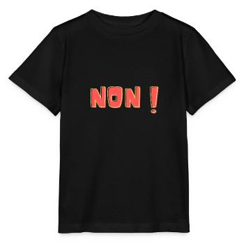 Non ! - T-shirt bio MINI CREATOR Stanley/Stella Enfant - noir - Devant - Mikhail (115cm)
