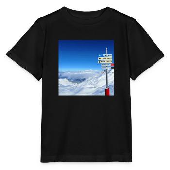 Alps route - Stanley/Stella MINI CREATOR Kids’ T-Shirt - black - Front - Mikhail (115cm)