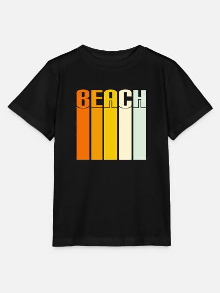 Beach - Stanley/Stella Kinder T-Shirt MINI CREATOR  - Schwarz