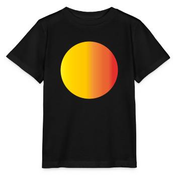 Sun with gradient 02 - Stanley/Stella MINI CREATOR Kids’ T-Shirt - black - Front - Mikhail (115cm)