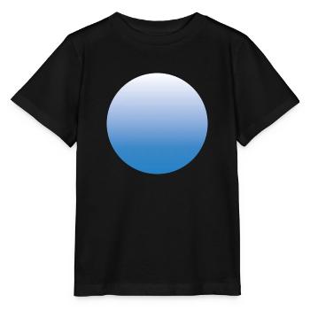 Sun blue with gradient 02 - Stanley/Stella MINI CREATOR Kids’ T-Shirt - black - Front - Mikhail (115cm)