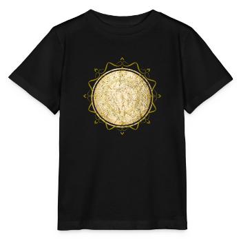 mandala buddhism spirituality - Stanley/Stella MINI CREATOR Kids’ T-Shirt - black - Front - Mikhail (115cm)
