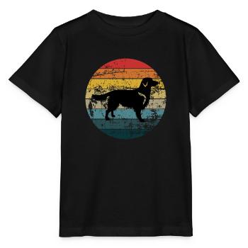 Golden Retriever - Stanley/Stella Kinder T-Shirt MINI CREATOR  - Schwarz - Vorne - Mikhail (115cm)