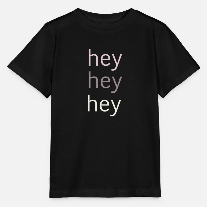 Hey hey hey - T-shirt bio MINI CREATOR Stanley/Stella Enfant - noir