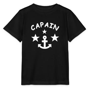 Voile - T-shirt bio MINI CREATOR Stanley/Stella Enfant - noir - Devant - Mikhail (115cm)