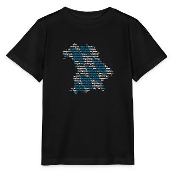 Bavaria Silhouette - Stanley/Stella MINI CREATOR Kids’ T-Shirt - black - Front - Mikhail (115cm)