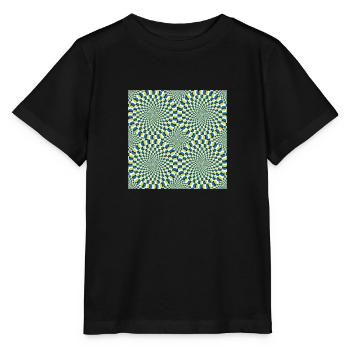 Optische Täuschung - Stanley/Stella Kinder T-Shirt MINI CREATOR  - Schwarz - Vorne - Mikhail (115cm)