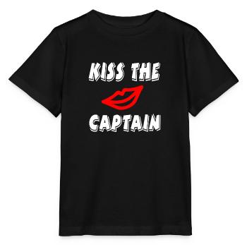 Capitaine - T-shirt bio MINI CREATOR Stanley/Stella Enfant - noir - Devant - Mikhail (115cm)