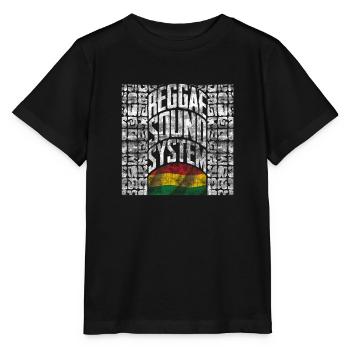 reggae music system - Stanley/Stella MINI CREATOR Kids’ T-Shirt - black - Front - Mikhail (115cm)