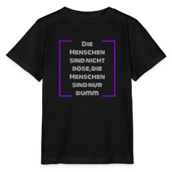 Die Menschen sind nicht Böse - Stanley/Stella Kinder T-Shirt MINI CREATOR  - Schwarz - Vorne - Mikhail (115cm)