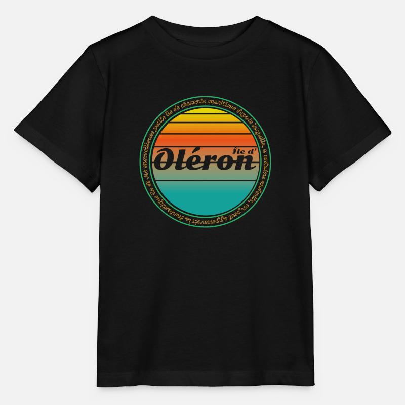 Oléron - T-shirt bio MINI CREATOR Stanley/Stella Enfant - noir