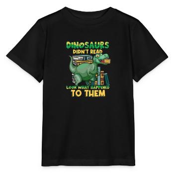 Cool Dinosaurs Shirt Designs for Kids Must have - Stanley/Stella MINI CREATOR Kids’ T-Shirt - black - Front - Mikhail (115cm)