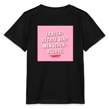 Frauenrechte - Stanley/Stella Kinder T-Shirt MINI CREATOR  - Schwarz - Vorne - Mikhail (115cm)
