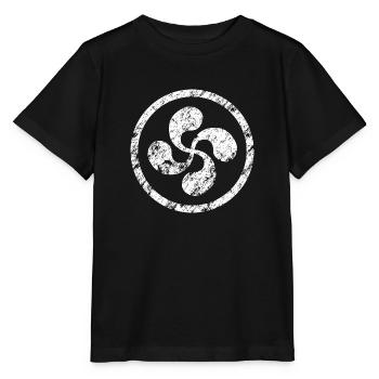 Lauburu from Euskadi - Stanley/Stella MINI CREATOR Kids’ T-Shirt - black - Front - Mikhail (115cm)