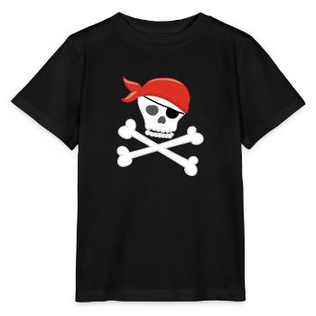 PIRATE - Stanley/Stella MINI CREATOR Kids’ T-Shirt - black - Front - Mikhail (115cm)