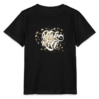 Rock 'n' Roll - Stanley/Stella Kinder T-Shirt MINI CREATOR  - Schwarz - Vorne - Mikhail (115cm)