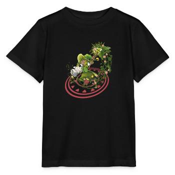 Kleine Hexe - FLOWER - Stanley/Stella Kinder T-Shirt MINI CREATOR  - Schwarz - Vorne - Mikhail (115cm)