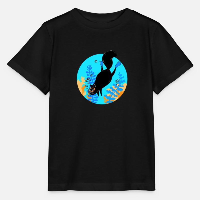 Cat - Stanley/Stella Kinder T-Shirt MINI CREATOR - Schwarz