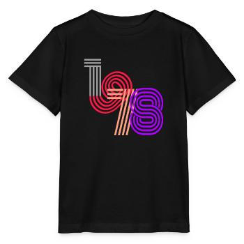 1978 - T-shirt bio MINI CREATOR Stanley/Stella Enfant - noir - Devant - Mikhail (115cm)