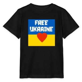 Ukraine - T-shirt bio MINI CREATOR Stanley/Stella Enfant - noir - Devant - Mikhail (115cm)