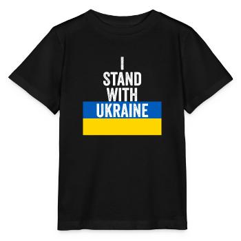 Ukraine - Stanley/Stella Kinder T-Shirt MINI CREATOR  - Schwarz - Vorne - Mikhail (115cm)