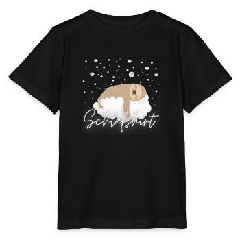 Schlafshirt Faultier Gute Nacht - Stanley/Stella Kinder T-Shirt MINI CREATOR  - Schwarz - Vorne - Mikhail (115cm)