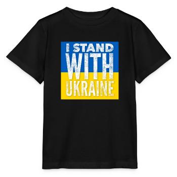 Ukraine - T-shirt bio MINI CREATOR Stanley/Stella Enfant - noir - Devant - Mikhail (115cm)