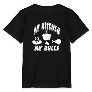 Kitchen - Stanley/Stella MINI CREATOR Kids’ T-Shirt - black - Front - Mikhail (115cm)