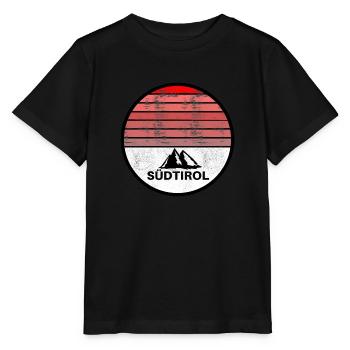 BEAUTIFUL LOGO OF THE MOUNTAINS AND SOUTH TYROL - Stanley/Stella MINI CREATOR Kids’ T-Shirt - black - Front - Mikhail (115cm)