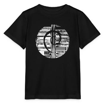 Debian GNU Linux - Stanley/Stella Kinder T-Shirt MINI CREATOR  - Schwarz - Vorne - Mikhail (115cm)