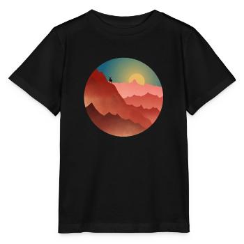Chèvre sur une montagne - T-shirt bio MINI CREATOR Stanley/Stella Enfant - noir - Devant - Mikhail (115cm)