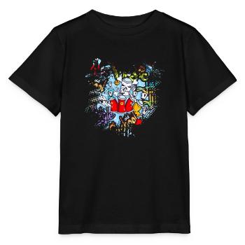 Graffitti - Stanley/Stella Kinder T-Shirt MINI CREATOR  - Schwarz - Vorne - Mikhail (115cm)