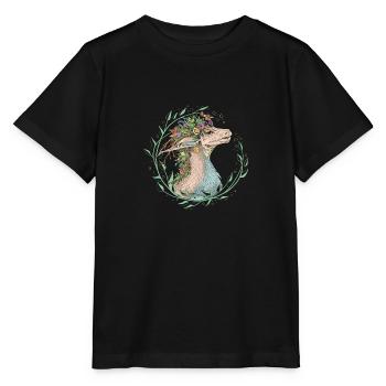 A naturally beautiful dragon - Stanley/Stella MINI CREATOR Kids’ T-Shirt - black - Front - Mikhail (115cm)