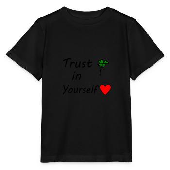 Ayez confiance en vous - T-shirt bio MINI CREATOR Stanley/Stella Enfant - noir - Devant - Mikhail (115cm)