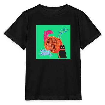 Weibliche Haustiere - Stanley/Stella Kinder T-Shirt MINI CREATOR  - Schwarz - Vorne - Mikhail (115cm)