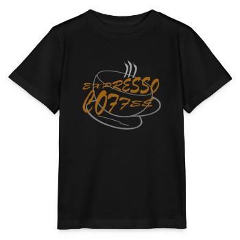 EXPRESSO COFFEE - T-shirt bio MINI CREATOR Stanley/Stella Enfant - noir - Devant - Mikhail (115cm)