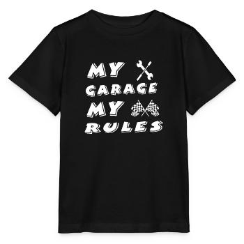 Garage - Stanley/Stella Kinder T-Shirt MINI CREATOR  - Schwarz - Vorne - Mikhail (115cm)