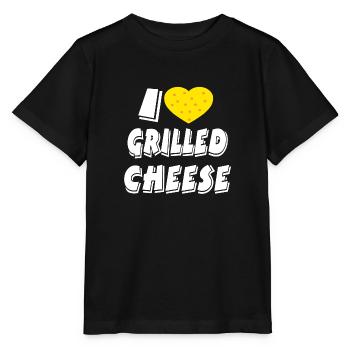 Cheese - Stanley/Stella MINI CREATOR Kids’ T-Shirt - black - Front - Mikhail (115cm)